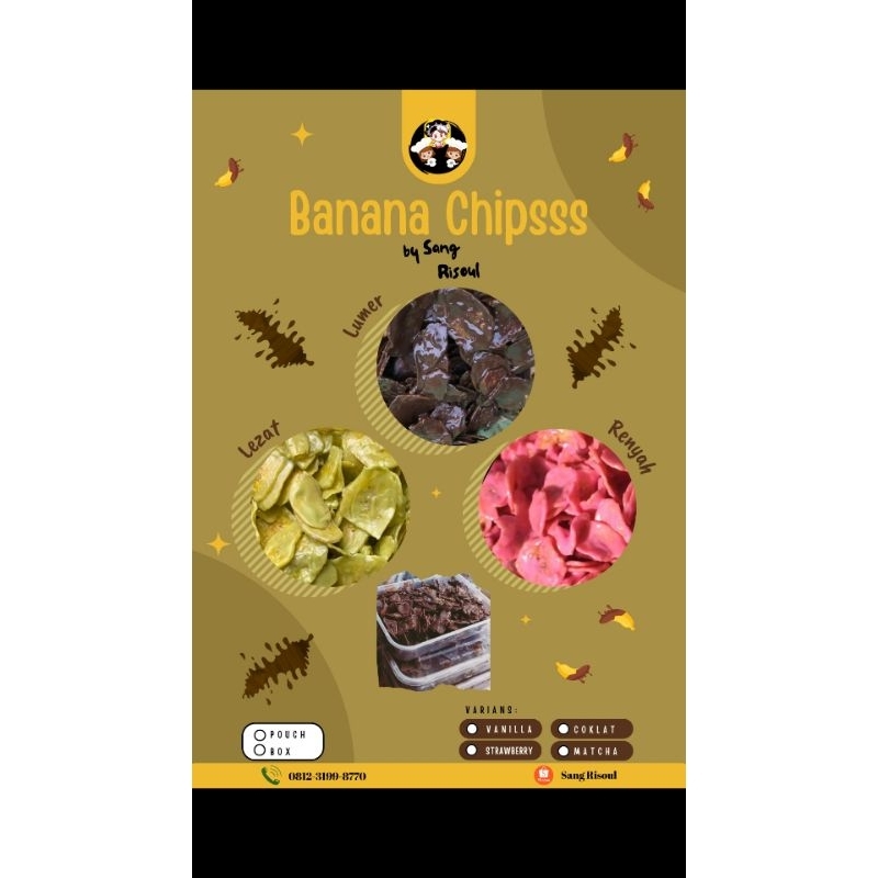 

Banana Chips - Keripik Pisang Coklat Lumer