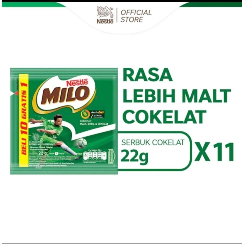 

11 pcs milo sachet