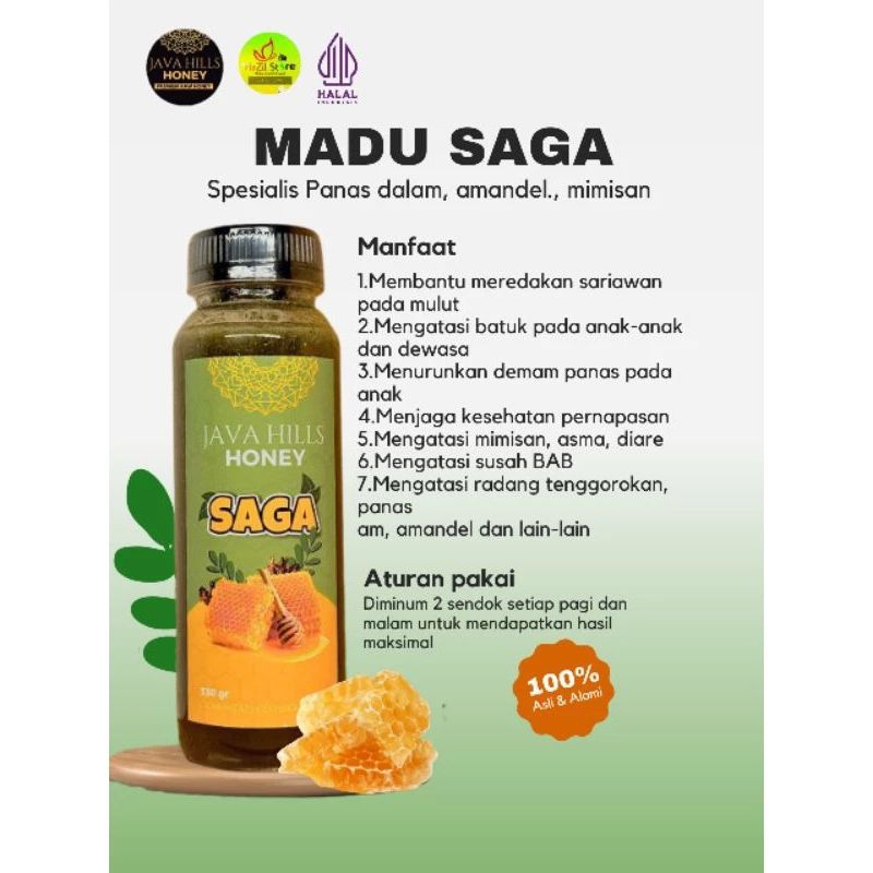 

Madu Saga Javahills Honey