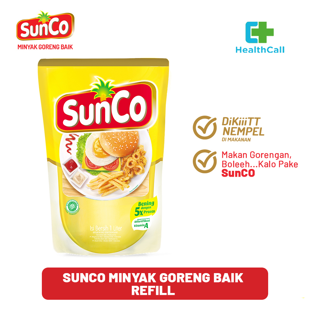 

Sunco Minyak Goreng 1L/2L Kemasan Pouch