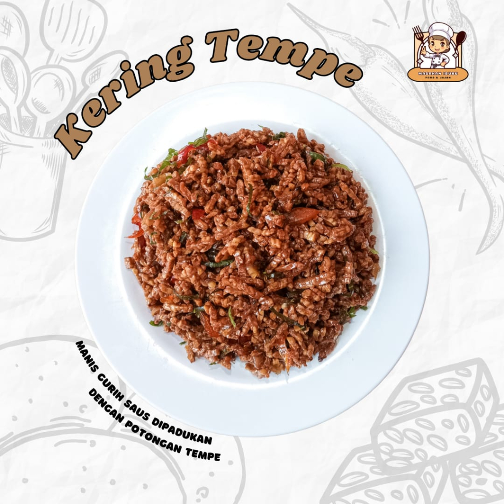 

Masakan Ibukku - Kering Tempe Manis, Gurih, Pedas.