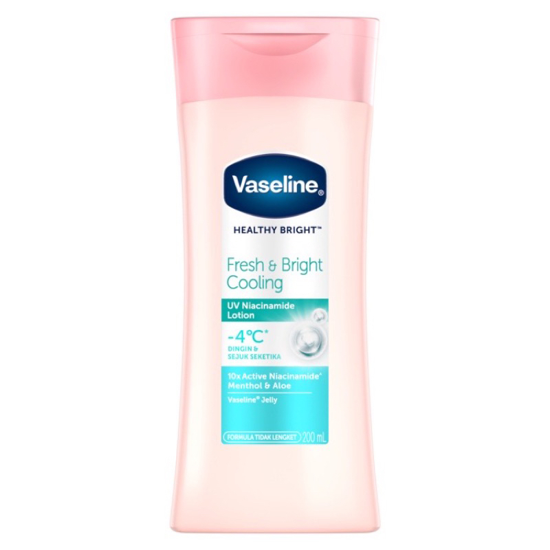 VASELINE HB FRESH & BRIGHT COOLING UV NIACINAMIDE LOTION