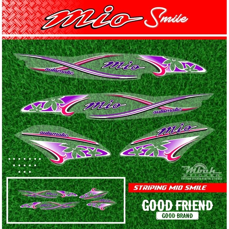 striping transparan Mio sporty 2003-2008 | striping motor | striping variasi | sticker motor