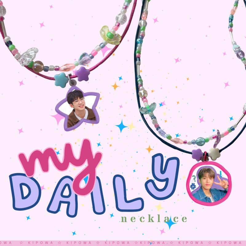 (READYSTOCK) MY DAILY NECKLACE [NCT, THE BOYZ, BTS, ZB1] by KIPOWA