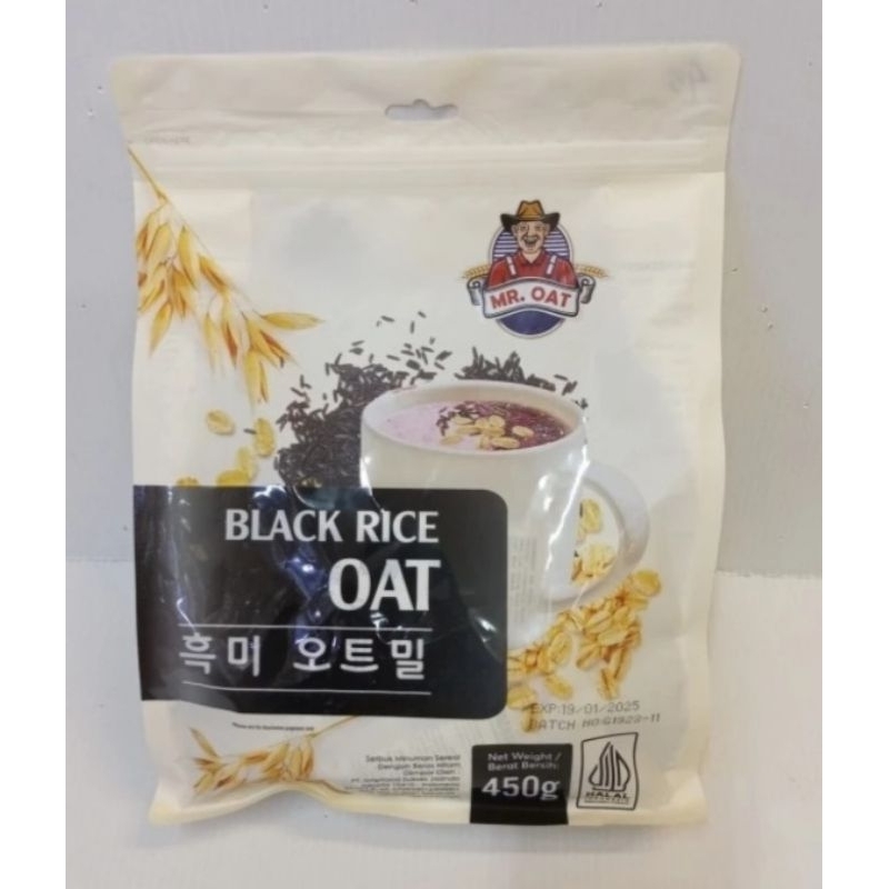 

Mr. Oat Black Rice Oat | Berat Bersih 450gr