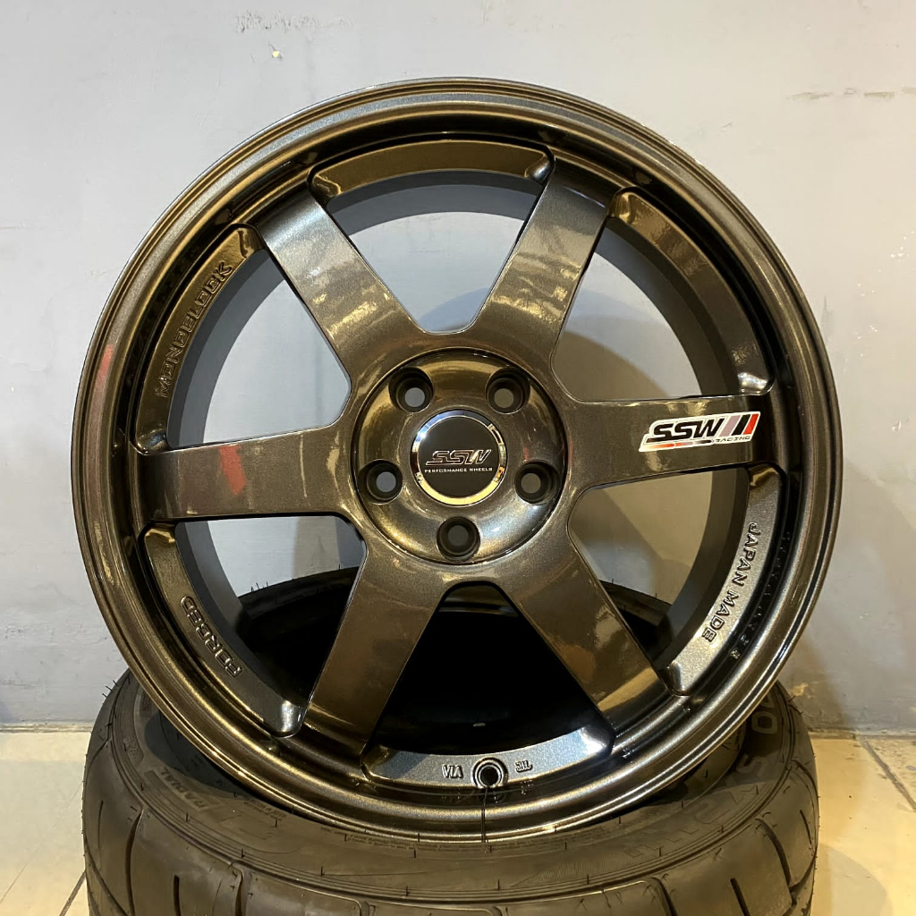Velg Racing TE37 SSW Ring 18 PCD 5x114,3 Xpander Rush Hrv Free Spooring