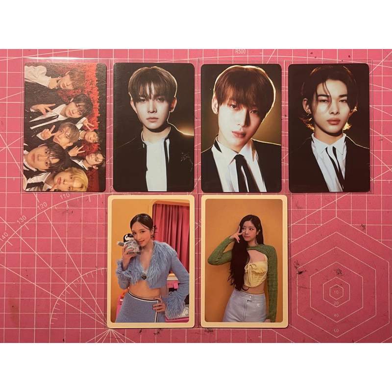 PC Photocard Enhypen Group Barcode PC Unscanned Heeseung Niki Sunwoo Weverse Ver Bite Me Concept PoB