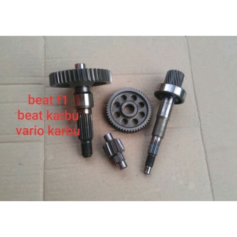 GIGI RASIO GIGI GARDAN TRANSMISI BEAT KARBU SCOPY KARBU SPACY KARBU ORIGINAL