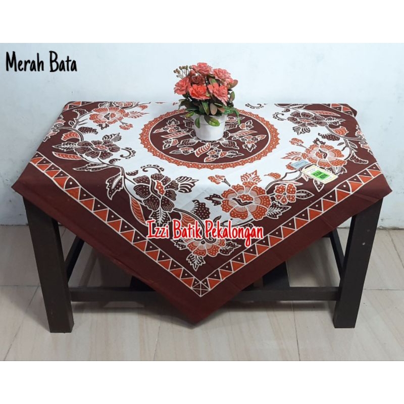 Taplak Meja Tamu Ruang Guru Batik Aesthetic Kain Katun Dandi Putra