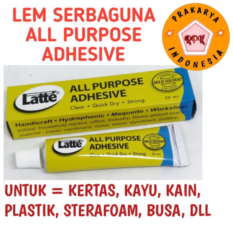 

lem kain serbaguna ALL PURPOSE ADHESIVE latte
