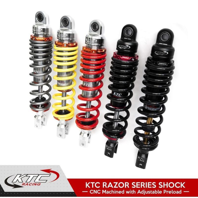Shock ktc Racing non tabung / non click Vario beat Mio 325mm 300mm