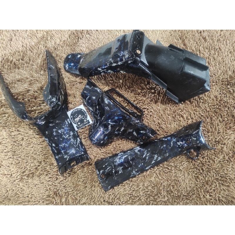 body set kasar fizr carbon forged serat biru | bodi kasar fizr | paket 2 body kasar fizr