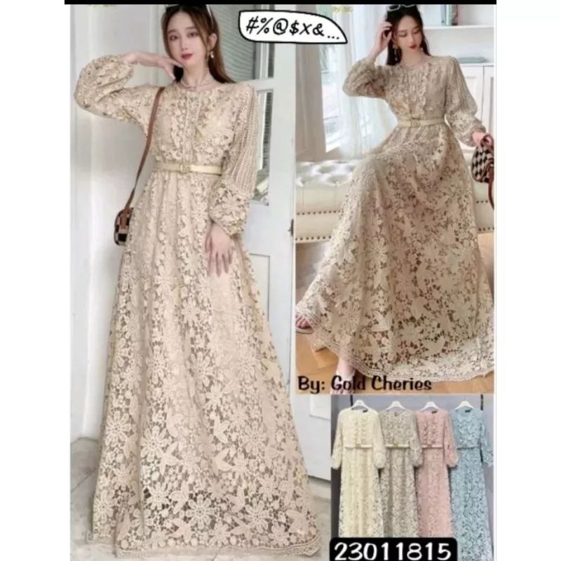READYSTOCK GAMIS CERUTY MEWAH/GAMIS CERUTY MIX BRUKAT MEWAH PREMIUM/GAMIS KONDANGAN MEWAH/GAMIS BRUK