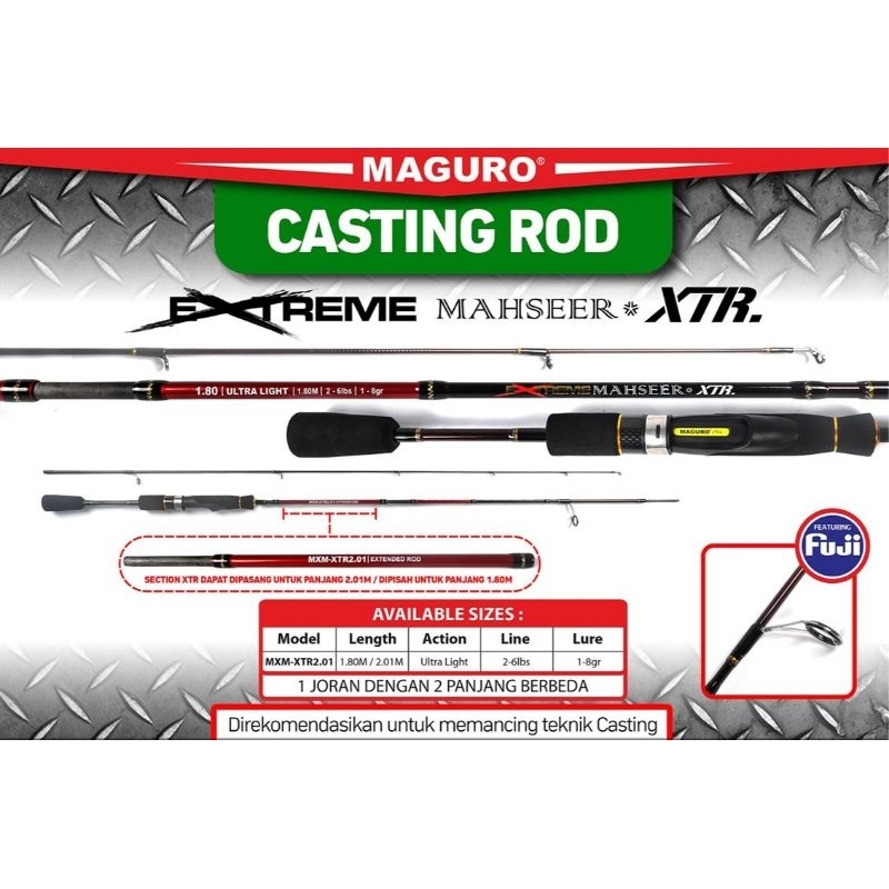 JORAN MAGURO UL EXTREME MAHSEER XTR& UL MAHSEER. 180/201l