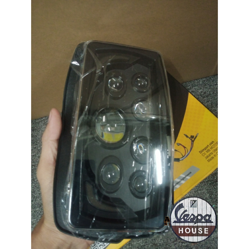 HEADLAMP DAYMAKER LAMPU DEPAN VESPA EXCEL, LAMPU DAYMAKER