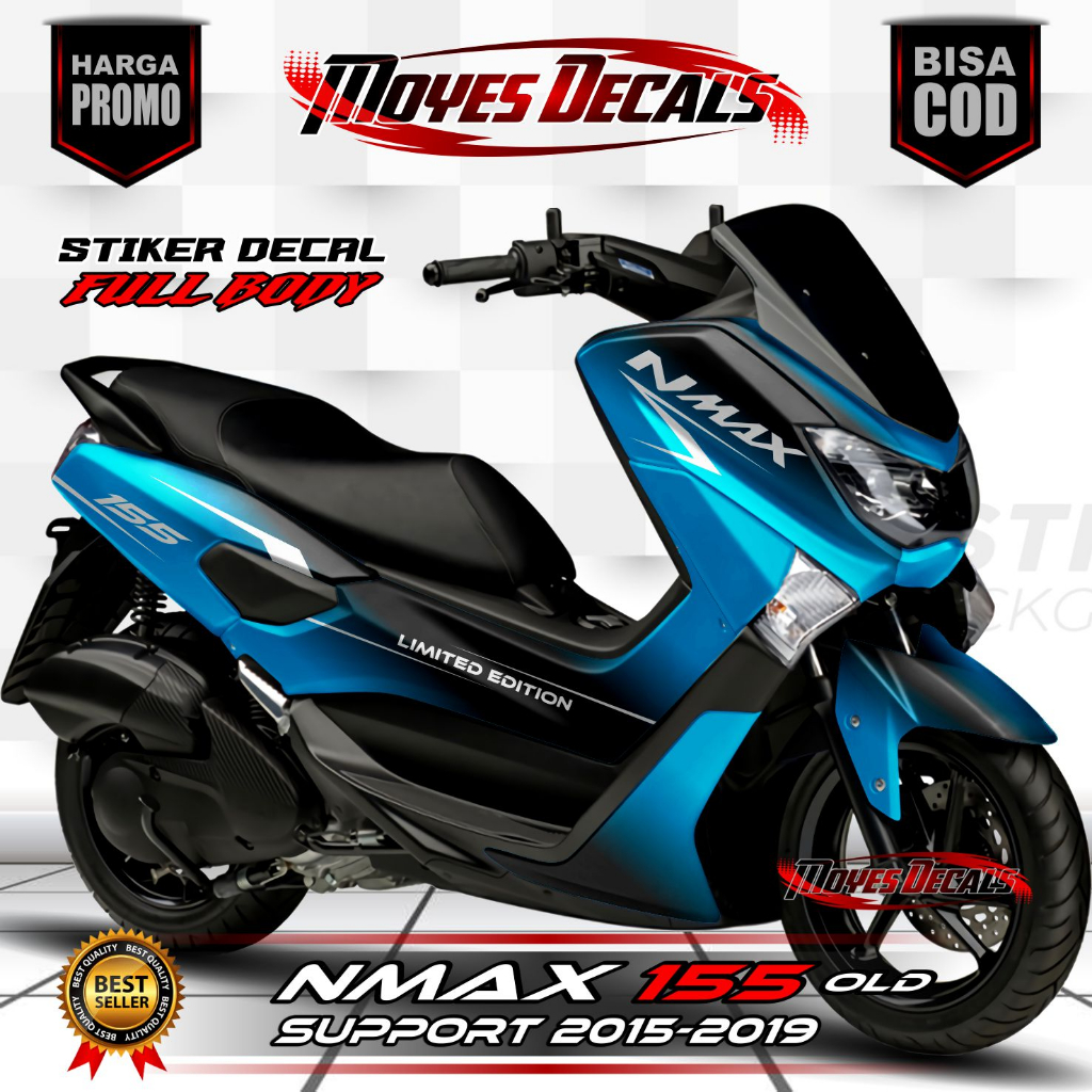 TERBARU Decal Sticker Yamaha Nmax 155 Old Full body - Stiker Skotlet Variasi Nmax Lama 2015 2016 201