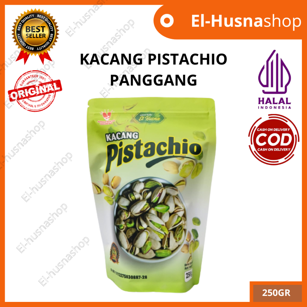

Kacang Pistachio Panggang 250gram Oleh Oleh Haji Umroh Original