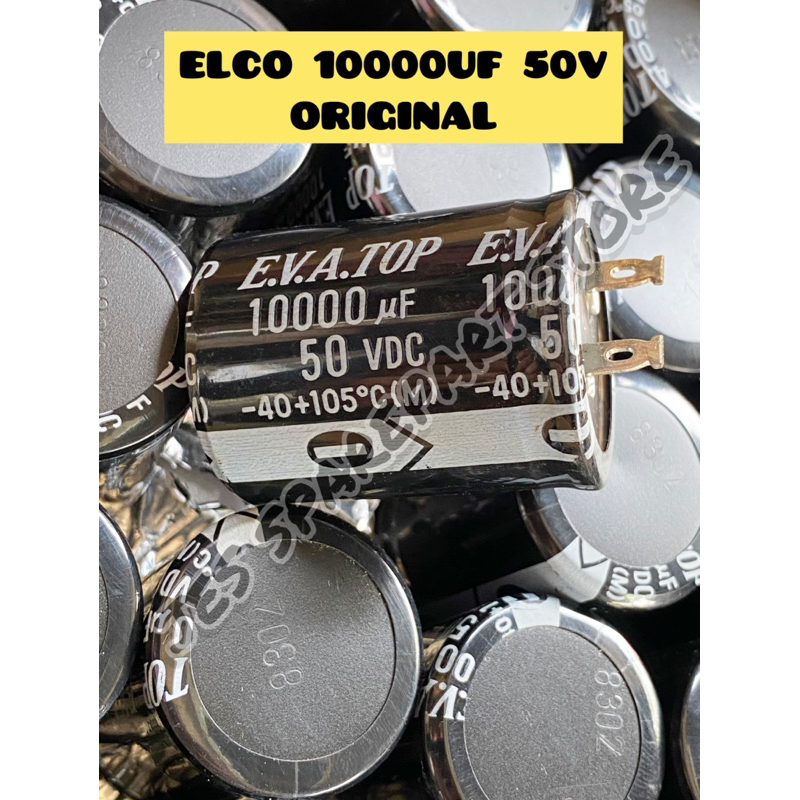 ELCO CAPASITOR 10000UF 50V 10000 MIKRO MICRO 50 ELKO ORIGINAL
