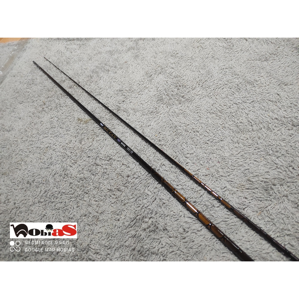 Blank Bahan  2 section 602 ML Joran Pancing Carbon Hollow OGAWA MUTAN 180