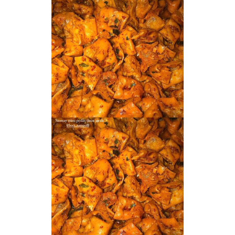 

siomay pedas daun jeruk
