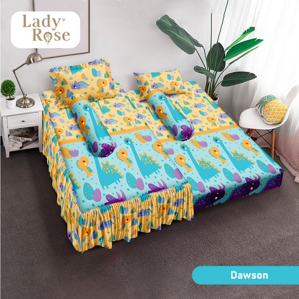 Lady Rose - Sprei 2 IN 1 Kasur Sorong 120x200 Rumbai - Dawson