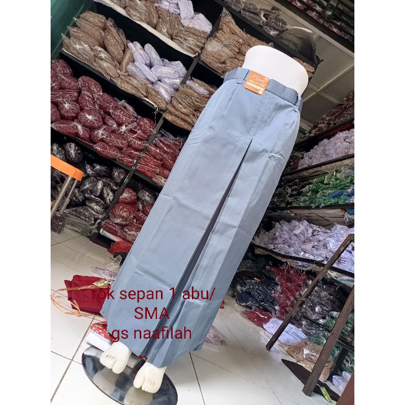 ROK SMA SPAN1 BAHAN LICIN.warna abu, coklat,hitam