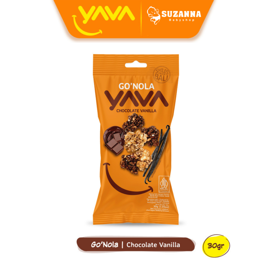 

YAVA Granola Single Serving Go'Nola Chocolate Vanilla 30g