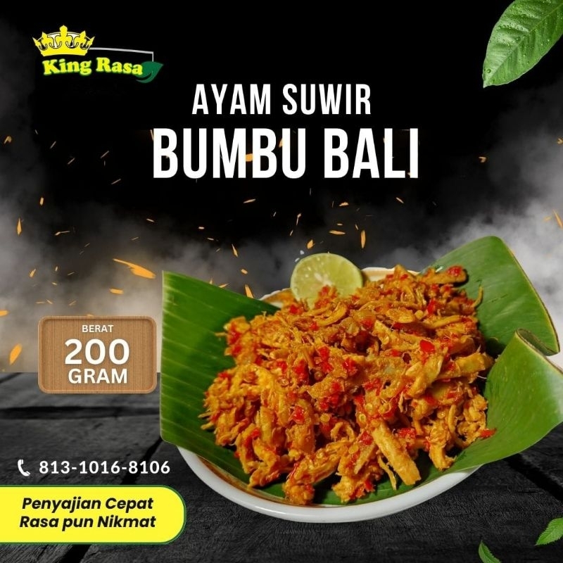 

Ayam Suwir Bumbu Bali 200gr Ayam Bumbu Bali Suwir Frozen Tinggal Hangatkan Bumbu Bali Ayam Suwir