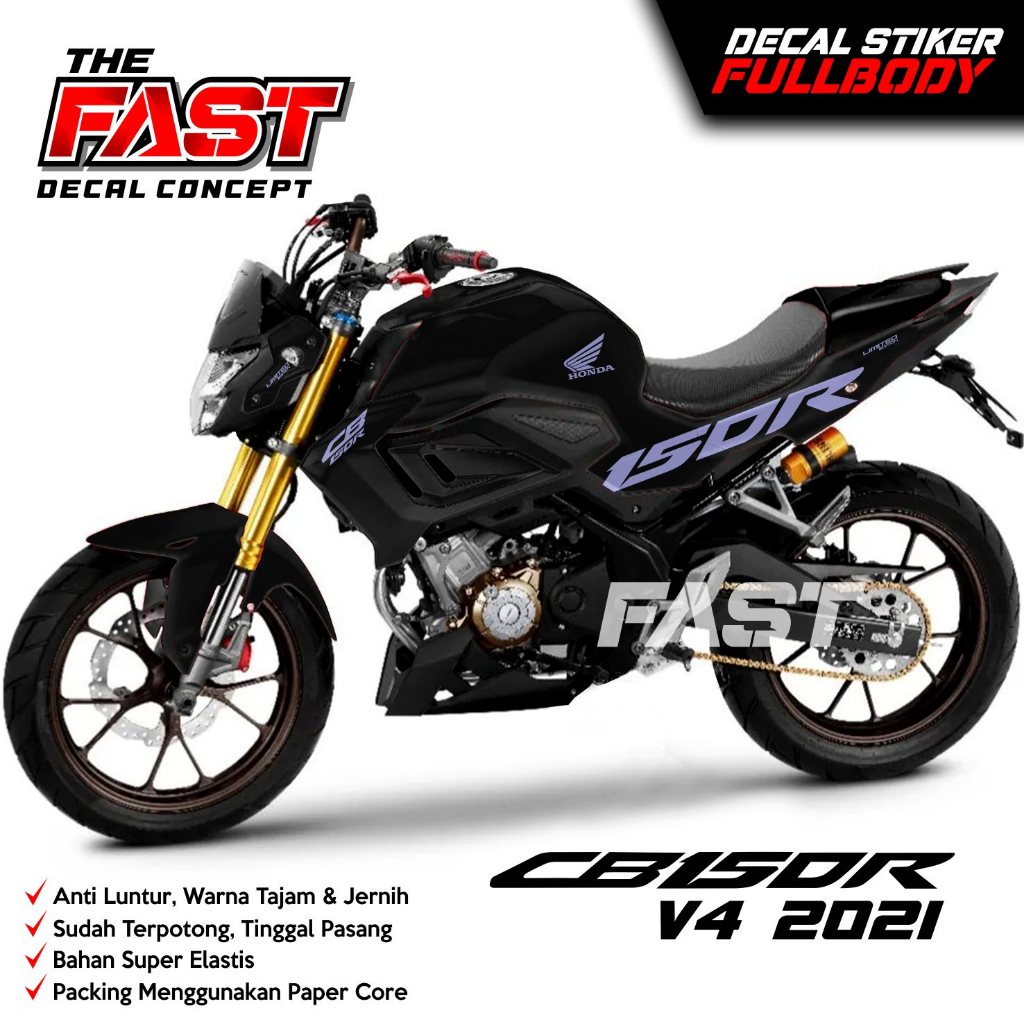 Decal CB150R 2021 V4 Full Body Polos Simpel Stiker CB150R 2021 V4 Full Body Decal CB150R 2021 V4 Ful