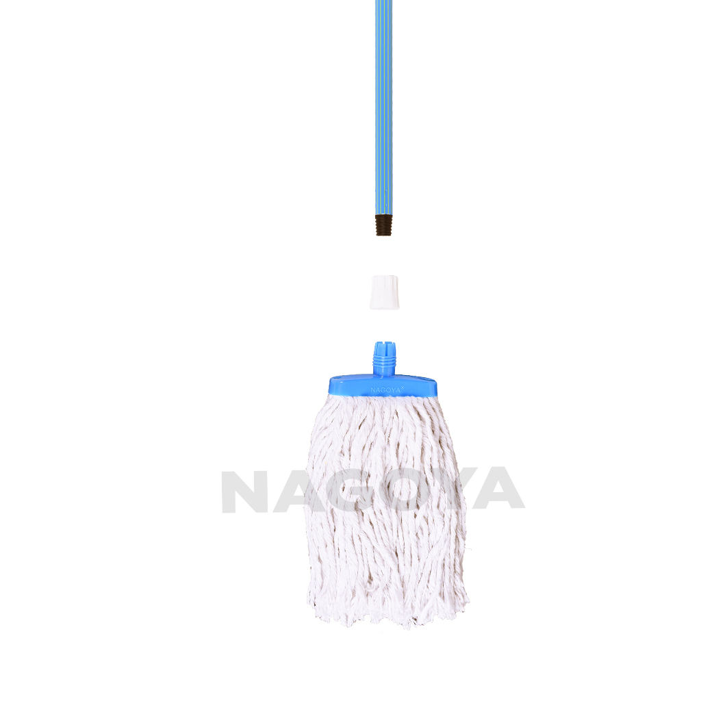 Alat Pel Sumbu Nagoya 702 Mop Medium Pembersih Lantai Lap Pel Gagang Pelan Pembersih Debu Tongkat