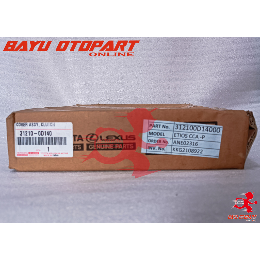 MATAHARI KLOS / COVER CLUTCH TOYOTA ETIOS VALCO 31210-0D140