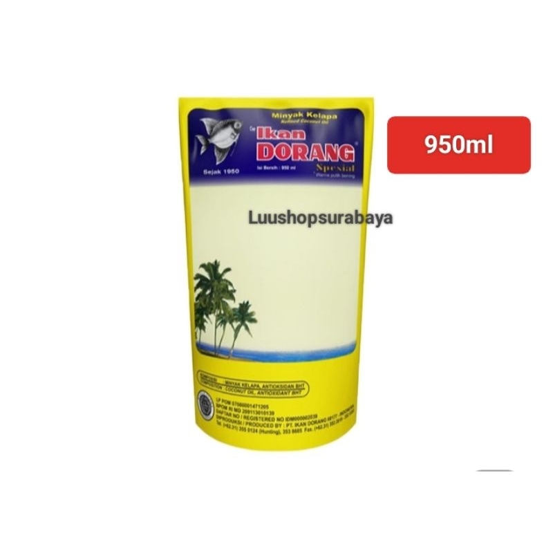 

Ikan Dorang Minyak Kelapa Refill 950ml
