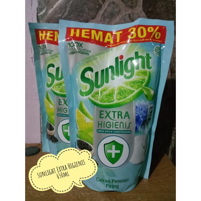 sunlight 650ml/ sabun cair sunlight/ sabun cuci piring/ sanlek/  sunlight/ sabun cuci piring sunligh