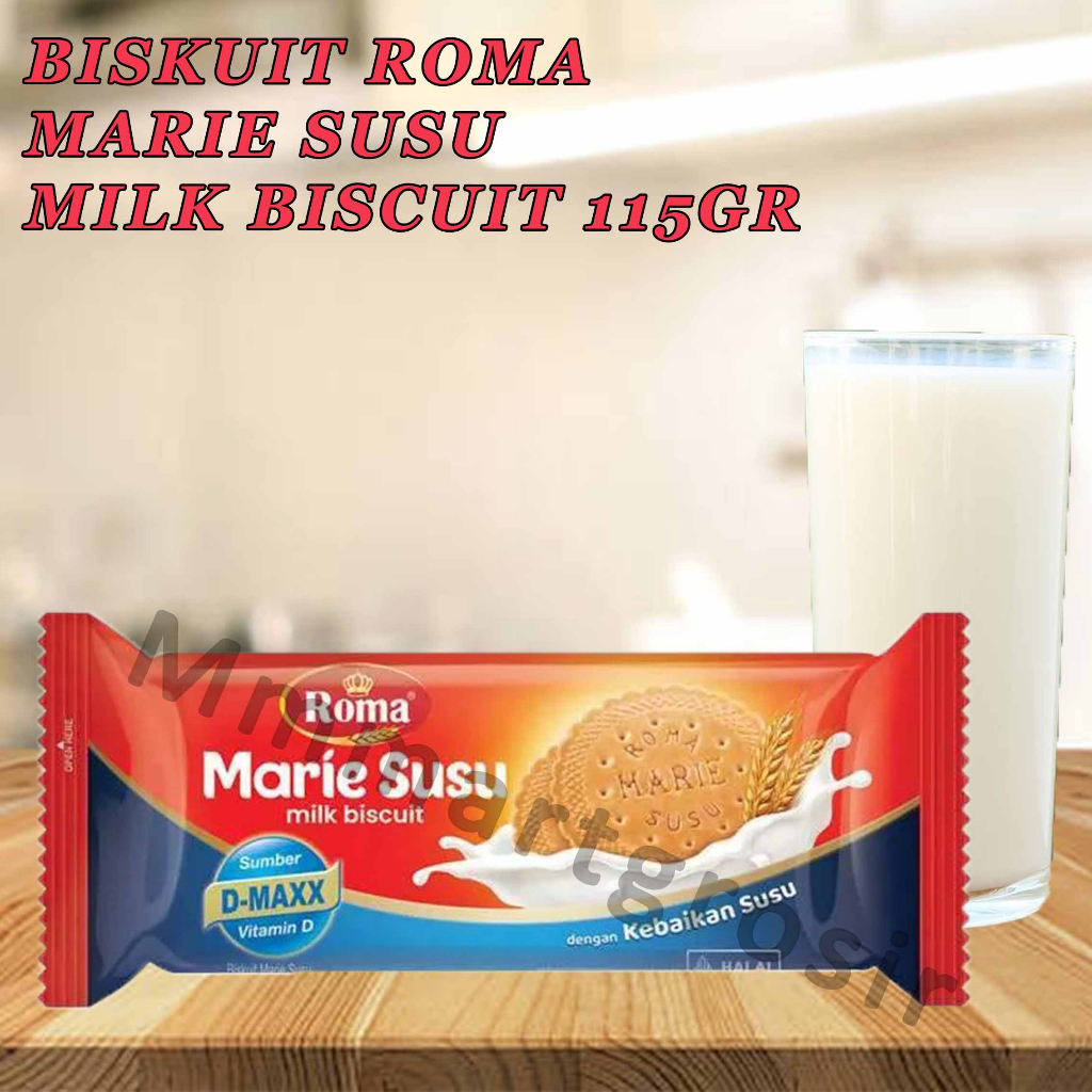 

Roma / Marie susu / Milk Biscuit / 115gr