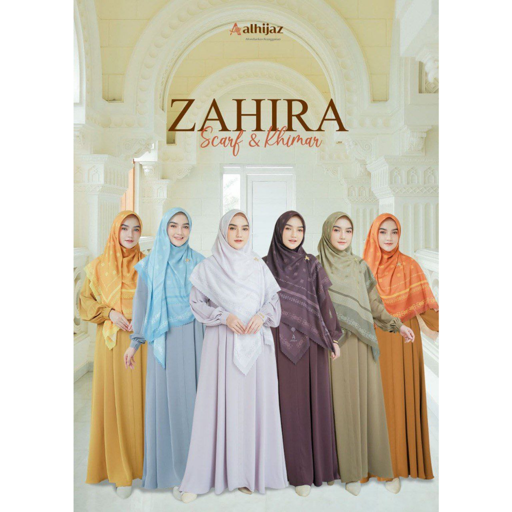 Gamis Set Scarf Zahira By Alhijaz