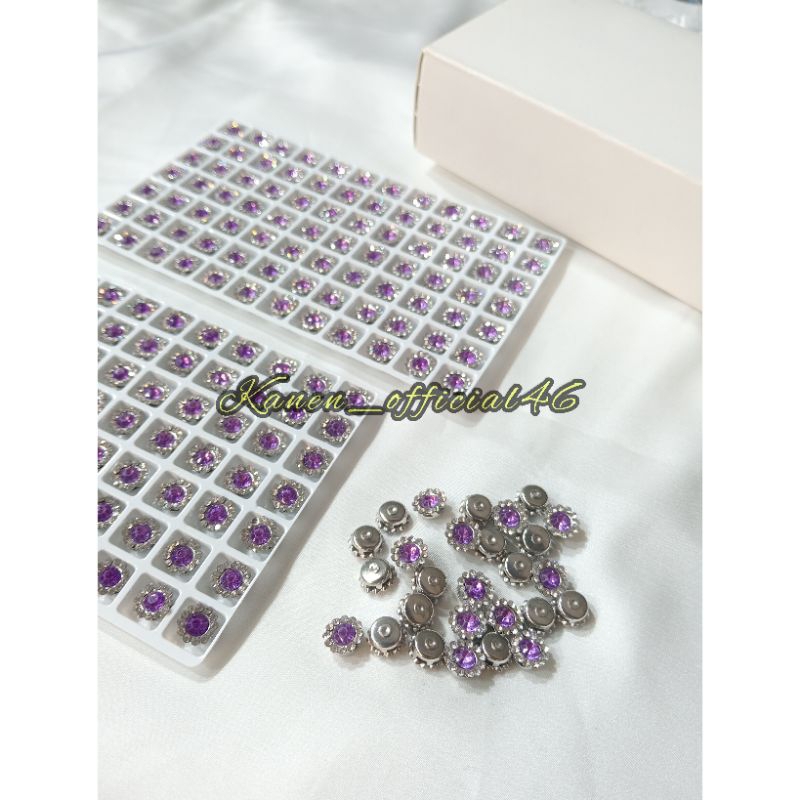 Diamond matahari bulat,Payet Swarovski,batu batu