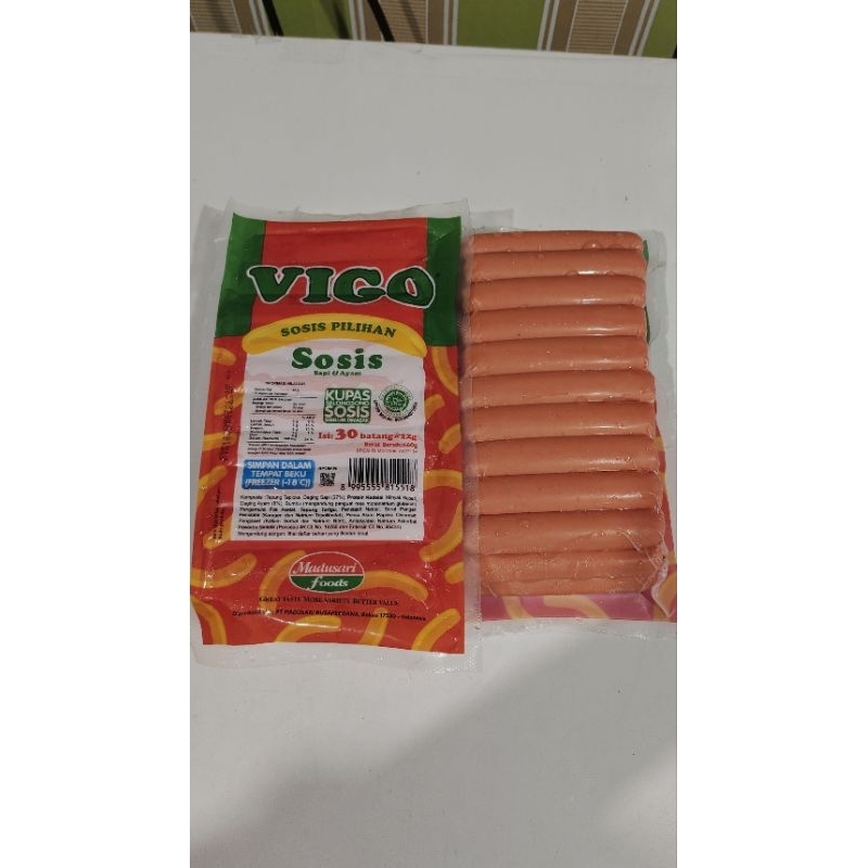 

Vigo Sosis Ayam Isi 30Pcs