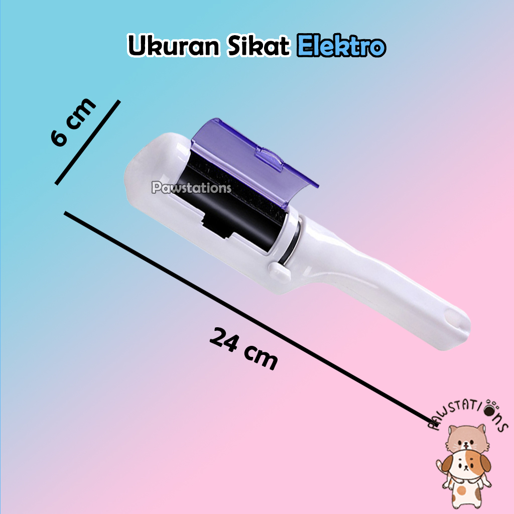 Lovemiauw Sikat Pembersih Bulu Kucing Alat Pembersih Bulu Kucing Roll Pembersih Bulu Kucing Roller