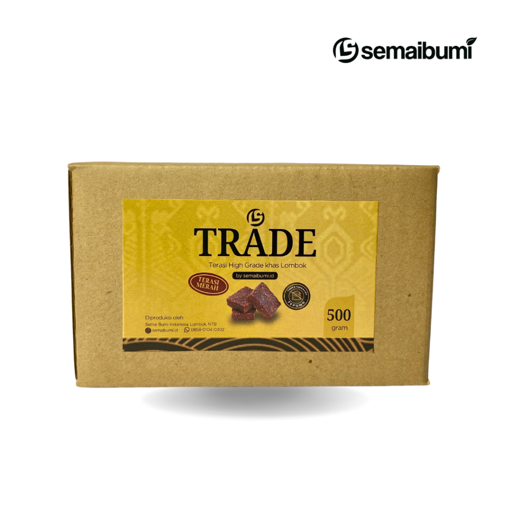 

Terasi Udang khas Lombok Premium TRADE - Dus 500 gr