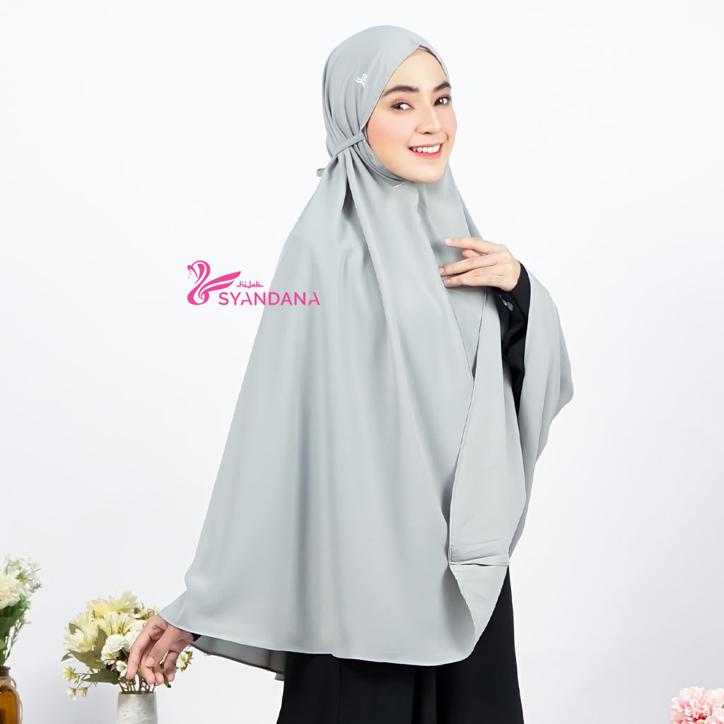 Hijab Syandana - Hijab Bergo Instant Syari Tanpa Pet Nesya Tali (Non Pet Tali Syandana)