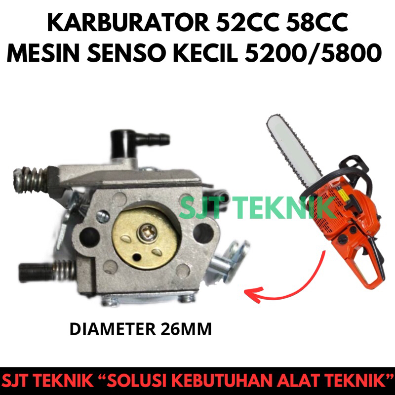 karburator mesin senso kecil chainsaw mini gergaji kayu sparepart
