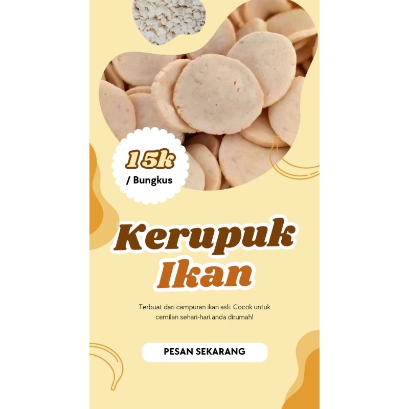 

Kerupuk Khas Palembang Ikan Tenggiri Enak & Gurih