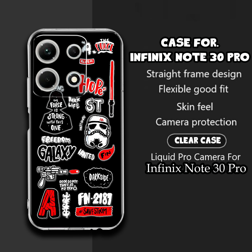 Case Infinix Note 30 Pro NFC Motif [starwars] Terlaris Casing Infinix Note 30 Pro NFC Terbaru Softca