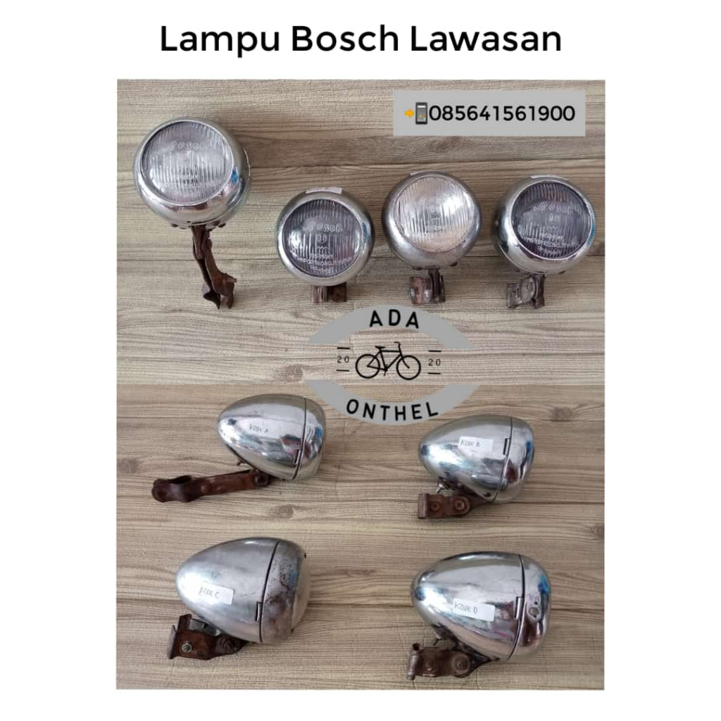 LAMPU BOSCH - LAMPU BOSCH SEPEDA ONTHEL - LAMPU BOSCH ONTHEL