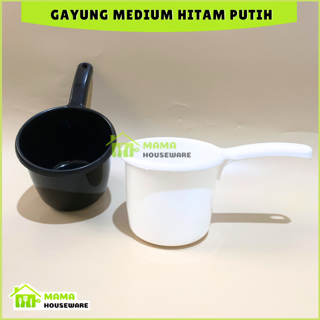 Gayung Hitam Putih / Gayung Aesthetic / Gayung Warna / Gayung Estetik / Gayung Tebal