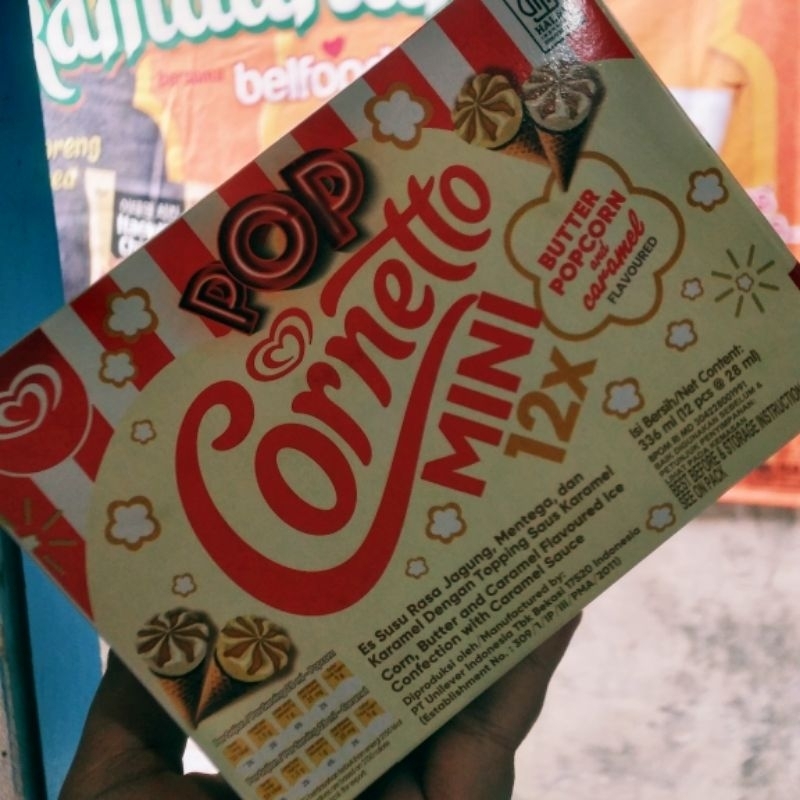 

CORNETTO MINI POPCORN ISI 12