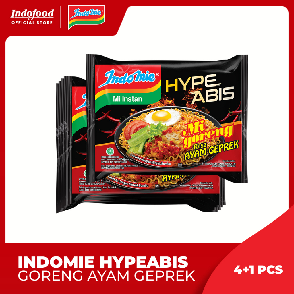 

4+1 pcs - Indomie Goreng Ayam Geprek
