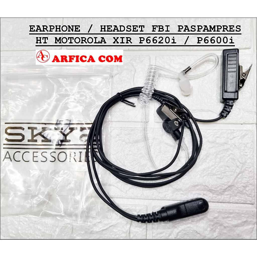 JUAL EARPHONE HT MOTOROLA XIR P6620i - HEADSET HT MOTOROLA XIR P6620i