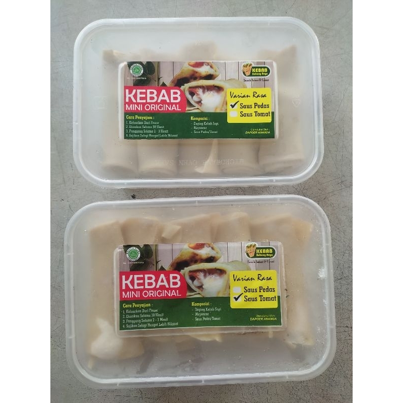 

Homemade kebab Sapi mini / Jumbo