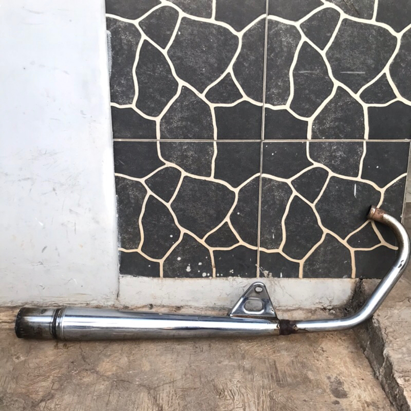 knalpot original gl pro kode HM KEH kondisi bahan